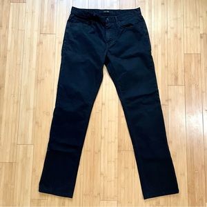 Joe’s Jeans Black Velvet-Feel  Size 34